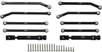 Hot Racing Aluminum 8 Link Drive Set for (155mm LCG) Scx 24