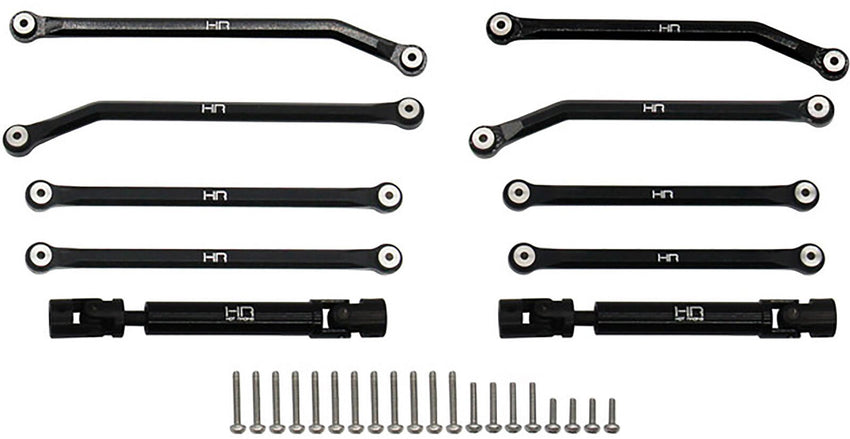 Hot Racing Aluminum 8 Link Drive Set for (155mm LCG) Scx 24