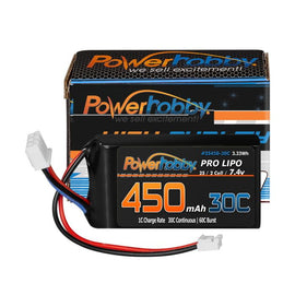 Powerhobby 2s 450mah 30C UPGRADE Lipo Battery : Axial SCX24