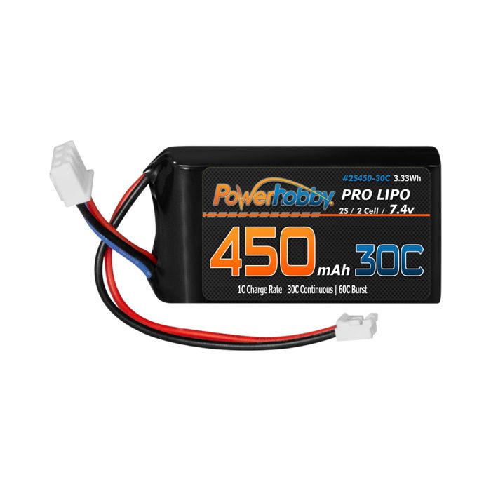 Powerhobby 2s 450mah 30C UPGRADE Lipo Battery : Axial SCX24