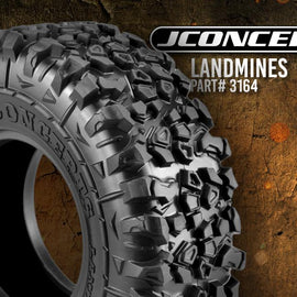 JConcepts 4.19" Landmines 1.9 All Terrain Crawler Tires, Green Compound (2)