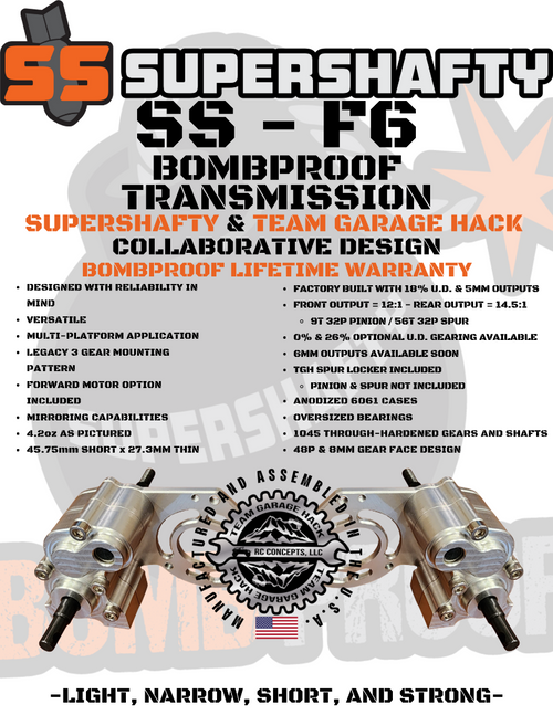 SuperShafty SS-F6 Bombproof Transmission