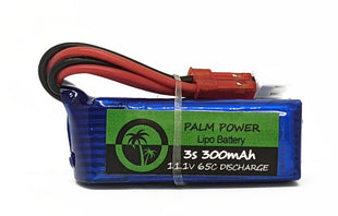 Palm Beach Bots Palm Power 3S 300mAh 65C Lipo Battery
