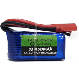 Palm Beach Bots Palm Power 3S 450mAh 45C Lipo Battery