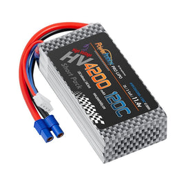 Powerhobby 3s 11.4V 4200mah 120c Graphne + HV Lipo Battery w EC3 plug