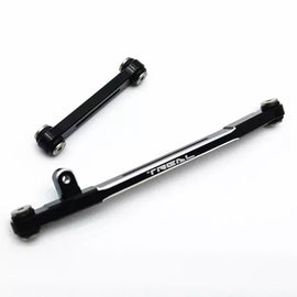 Treal Axial SCX24 Aluminum 7075 Steering Links Set for 1/24 Scale-V2 BLACK