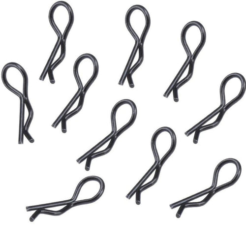 RC Body Clips Bent Spring Pins for 1/10 Scale (10)