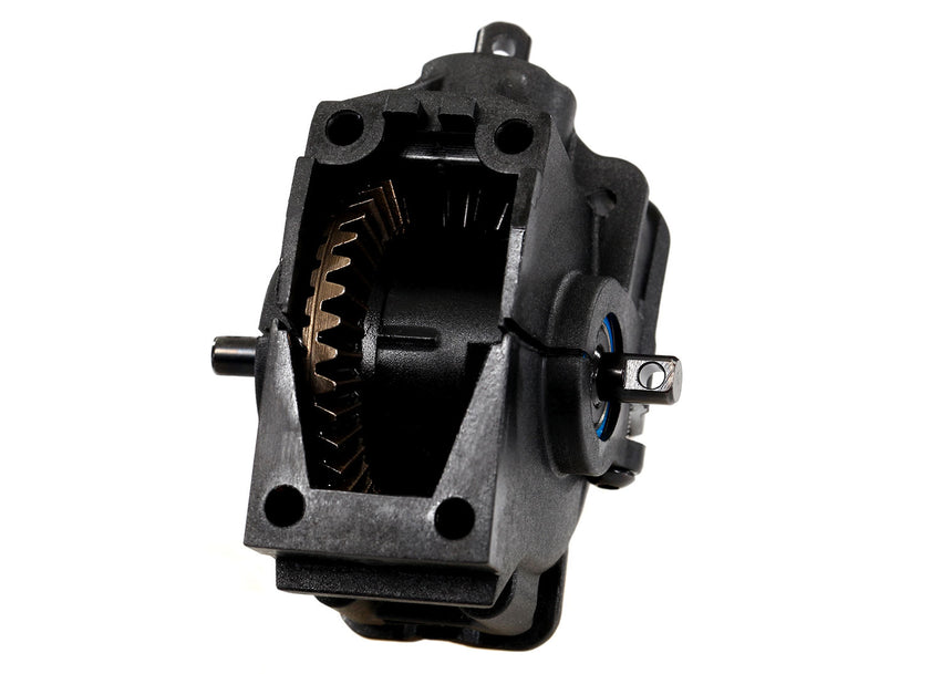 Traxxas Differential, front (complete with pinion gear and differential plastics) (fits 1/10-scale Rally & 4X4 VXL models: Slash, Stampede®, Rustler®) (13/37 ratio)