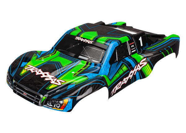 Traxxas Slash 4X4 Green & Blue Pre-Painted Body