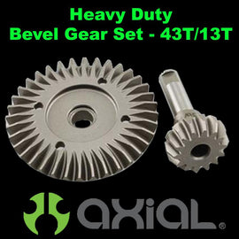 Axial Heavy Duty Bevel Gear Set - 43T/13T