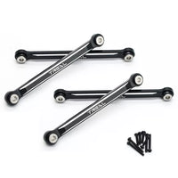 TREAL FCX24 Lower Links Set (4pcs) Aluminum 7075 Lower Chassis 4-Links for FMS FCX24 1:24