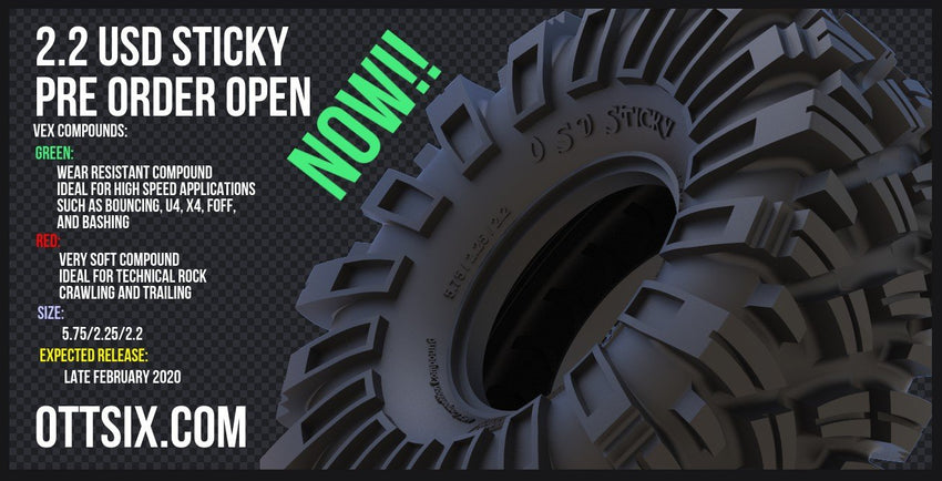 Team Ottsix 5.75" Voodoo 2.2 USD Sticky (2)