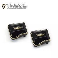 TREAL Brass Axle Diff Covers (2P) CNC Machined Heavy Weight 15.8g/pc Upgrades for 1/18 TRX-4M, TRX4M