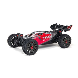 ARRMA 1/8 TYPHON 4WD V3 3S BLX Brushless Buggy RTR, Red