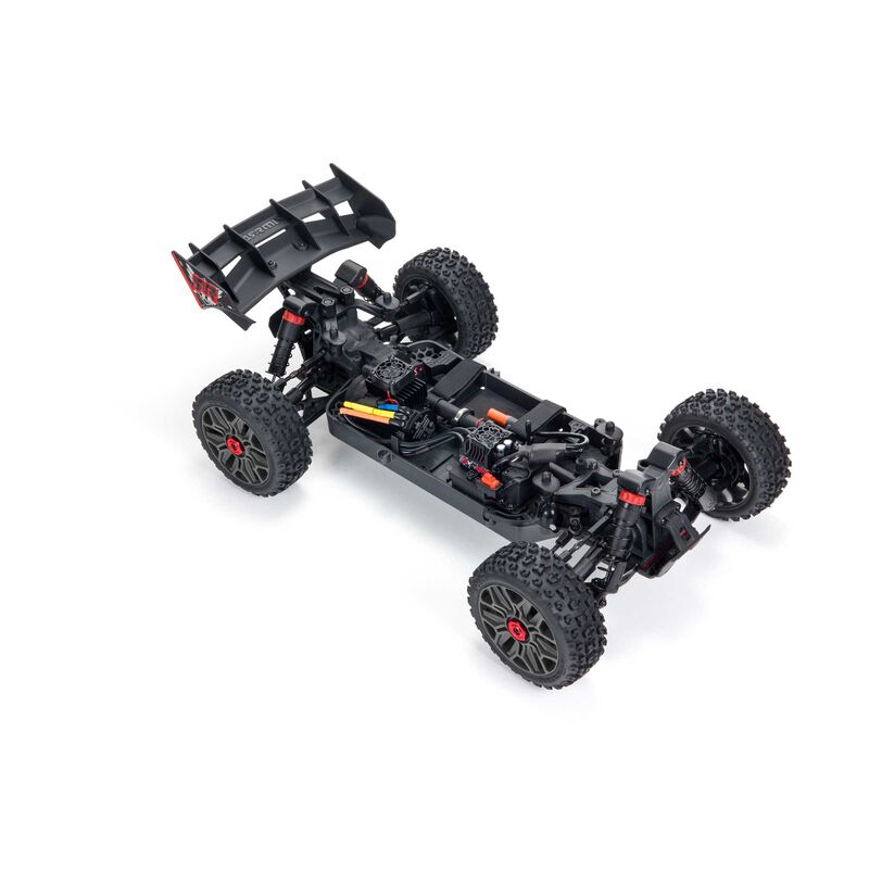 ARRMA 1/8 TYPHON 4WD V3 3S BLX Brushless Buggy RTR, Red