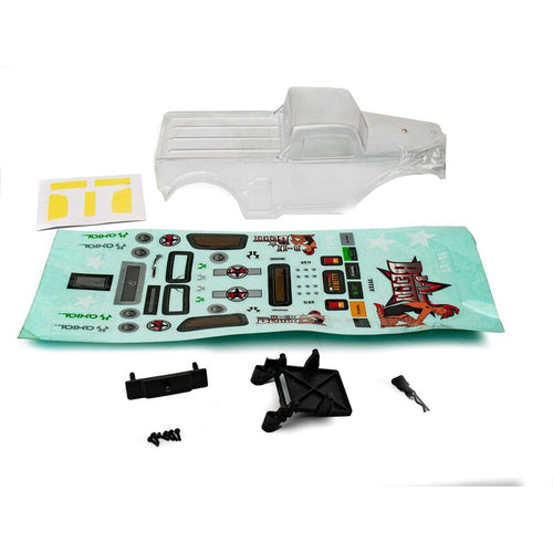 Axial Clear Body, Precut: SCX24 B-17 Betty (Discontinued)