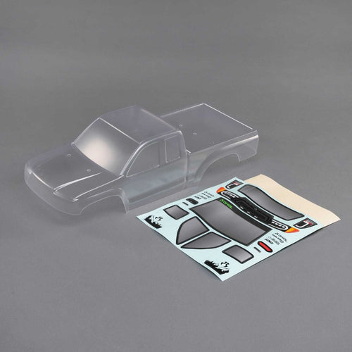 AXIAL 1/10 CLEAR BODY SET WITH MASK: BASE CAMP (DISCONTINUED)