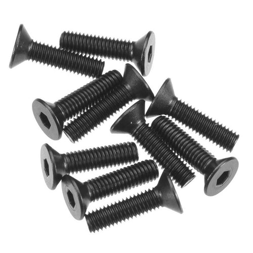 Axial Hex Socket Flat Head M3x12mm Black (10)