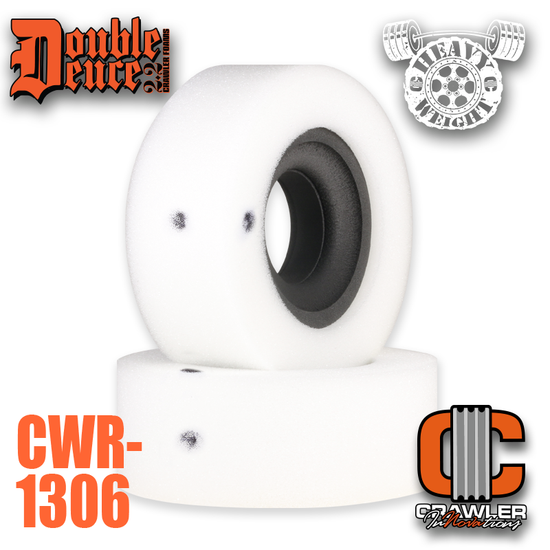 Crawler Innovations "Double Deuce 5.5" 2.2 Heavy Weight Crawler Foam w/Comp Cut Inner (2) (Firm Outer)