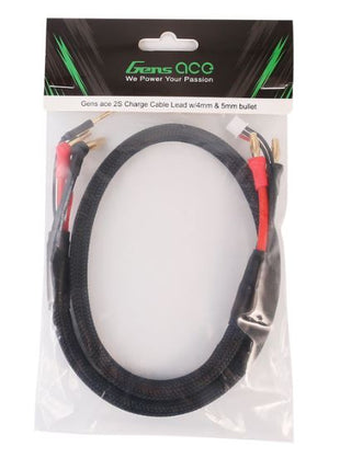 Gens Ace 2S Charge Cable: 4mm & 5mm Bullet