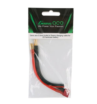 Gens Ace 2S Charge Cable: 5.0mm Bullet To Deans (T)