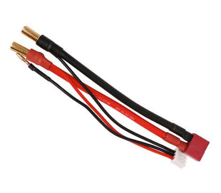 Gens Ace 2S Charge Cable: 5.0mm Bullet To Deans (T)