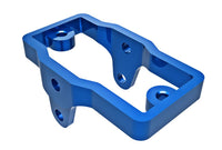 Traxxas Servo Mount, 6061-T6 Anodized Aluminum, Blue: TRX-4M, TRX4M