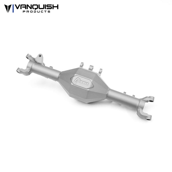 VANQUISH CURRIE F9 SCX10-II FRONT AXLE CLEAR ANODIZED