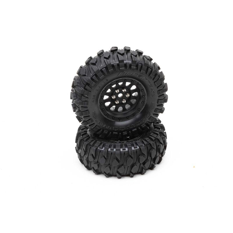 DuraTrax 4.19" Showdown 1.9 CR C3 Mounted Black, Class 1 (2)