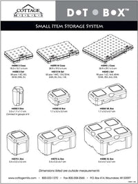 COWRC Dot Box Storage Set: Medium
