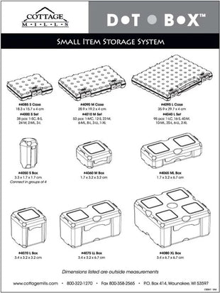 COWRC Dot Box Storage Set: Medium