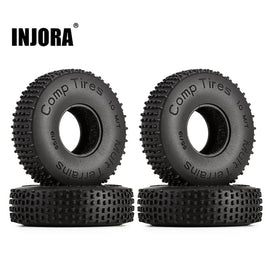 INJORA 2.56" Comp Pin 1.0 Multi Terrain Tires for 1/24 RC Crawler Rock Buggy (T2440) (4 pcs)