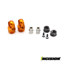 Incision S8E Machined Aluminum Shock Cap - Orange