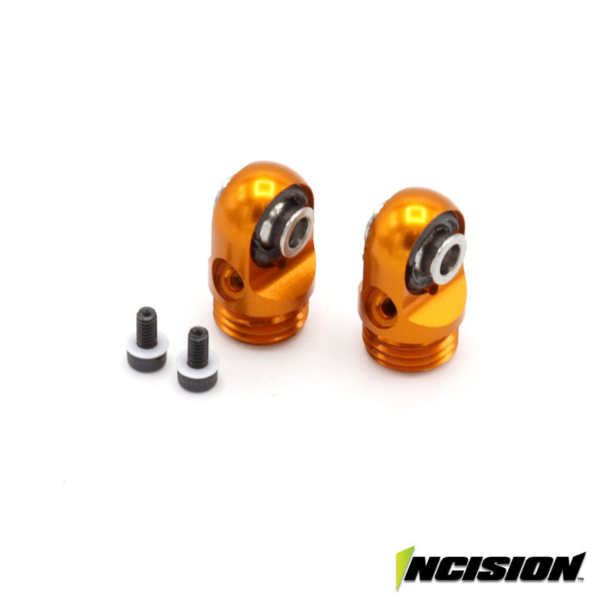 Incision S8E Machined Aluminum Shock Cap - Orange