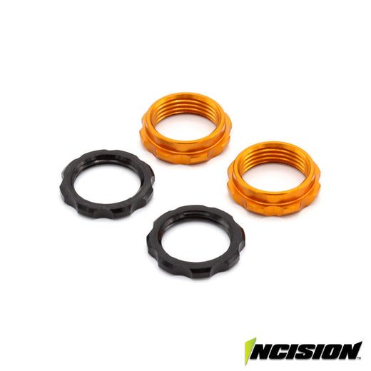 Incision S8E Machined Spring Collars - Orange