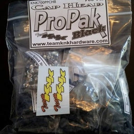 Team KNK Cap Head Pro Pak Black Oxide Hardware Kit (700 pcs)