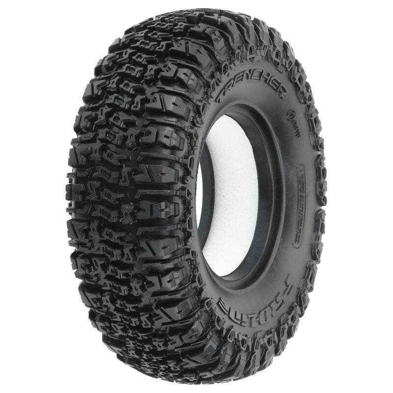 Pro-Line 4.19" Trencher 1.9 Predator F/R Crawler Tires, Class 1 (2)