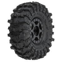 Pro-Line 1/24 Mickey Thompson Baja Pro X F/R 1.0" MTD 7mm Black Holcomb (4)