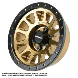 Proline 1/6 Method 305 NV Aluminum Front/Rear 2.9" Wheel Faces (2), Bronze: SCX6