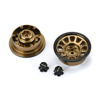 Proline 1/6 Method 305 NV Aluminum Front/Rear 2.9" Wheel Faces (2), Bronze: SCX6