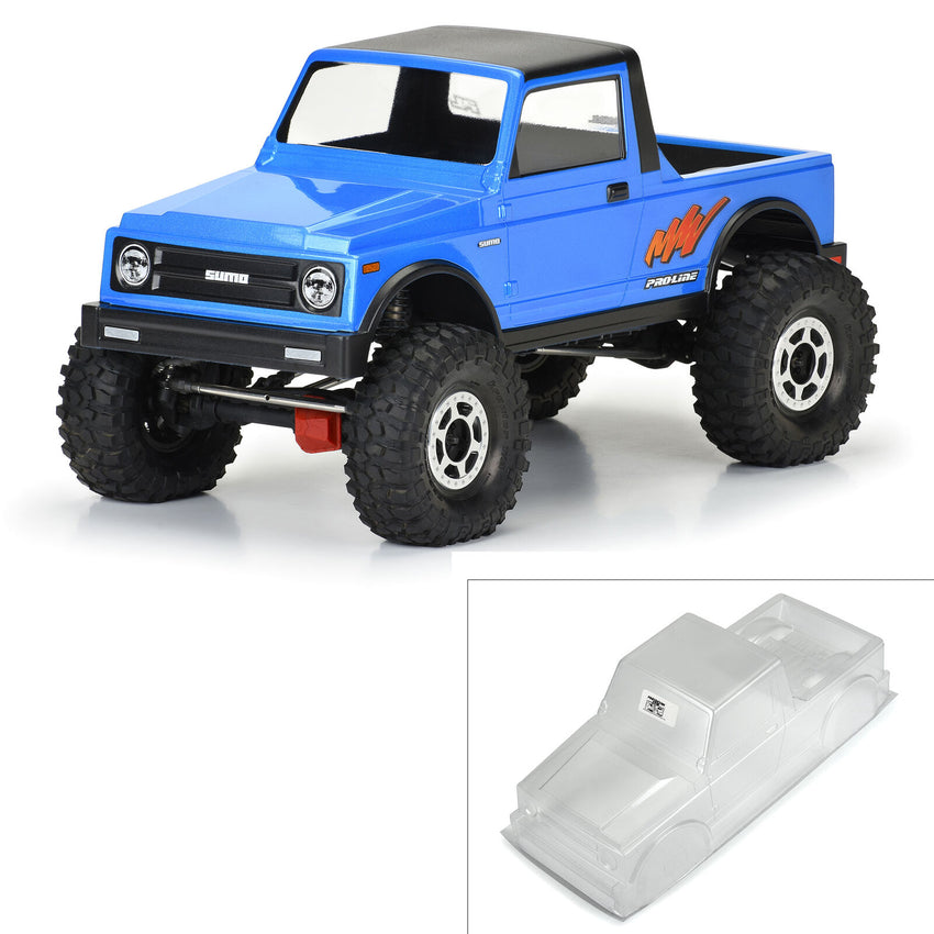 Pro-Line 1/10 Sumo L Clear Body with 2.3" (313mm) Wheelbase Crawlers