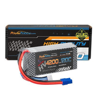 Powerhobby 3s 11.4V 4200mah 120c Graphene + HV Lipo Battery w EC3 plug