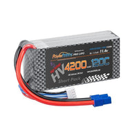 Powerhobby 3s 11.4V 4200mah 120c Graphene + HV Lipo Battery w EC3 plug