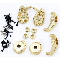 Powerhobby Traxxas TRX-4 Brass UPGRADE PARTS Knuckles / Portal / C Hubs / Hexes