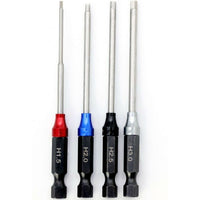 Powerhobby RC Hex Driver 1/4" Power Tool Set Metric 1.5, 2.0, 2.5, 3.0mm