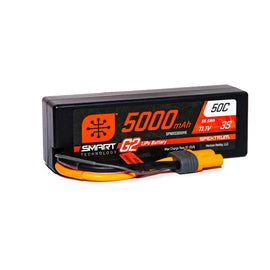 Spektrum 3S 50C Smart G2 Hardcase LiPo Battery (11.1V/5000mAh): IC5