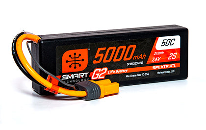 Spektrum Smart Powerstage Surface Bundle: 5000mAh 2S LiPo Battery / S155 Charger