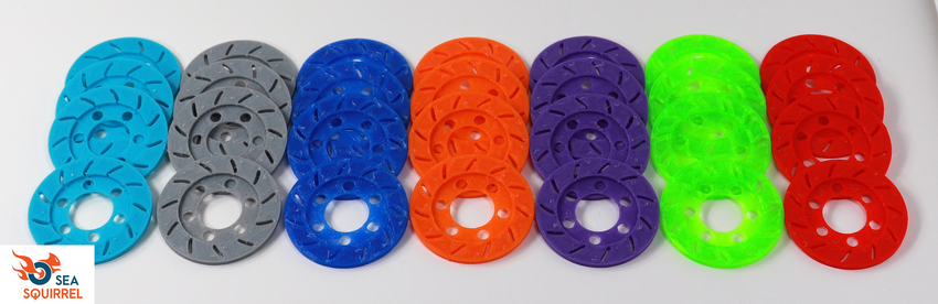 Sea Squirrel SLW Scale Rotors - 1.9" Directional