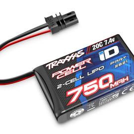 Traxxas 750mAh 7.4V 2-Cell 20C LiPo Battery: TRX4M, TRX-4M