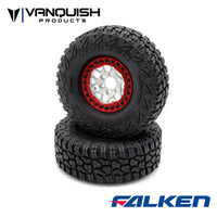 Vanquish 4.19 Falken Wildpeak R/T 1.9 Tires Red Compound (2)